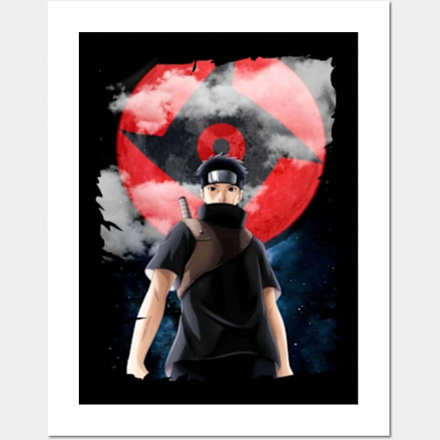 SHISUI UCHIHA MERCH VTG Wall Art by funnymushroomz